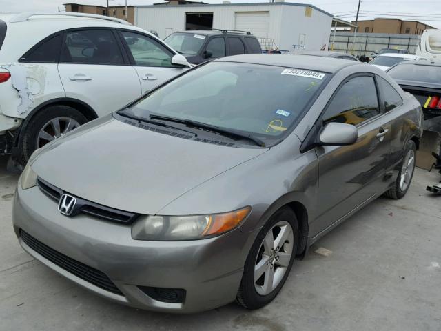 2HGFG12606H571250 - 2006 HONDA CIVIC LX CHARCOAL photo 2