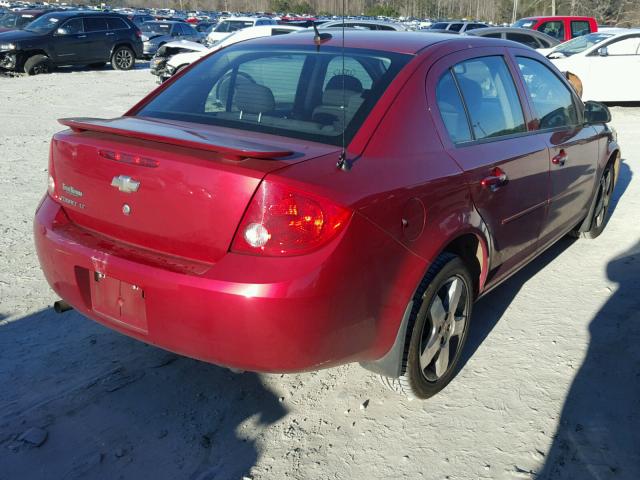 1G1AD5F56A7169501 - 2010 CHEVROLET COBALT 1LT RED photo 4