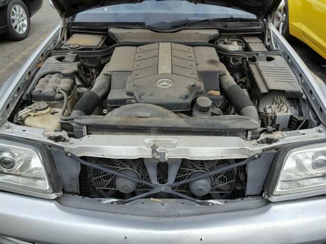 WDBFA68F2XF175147 - 1999 MERCEDES-BENZ SL 500 SILVER photo 7