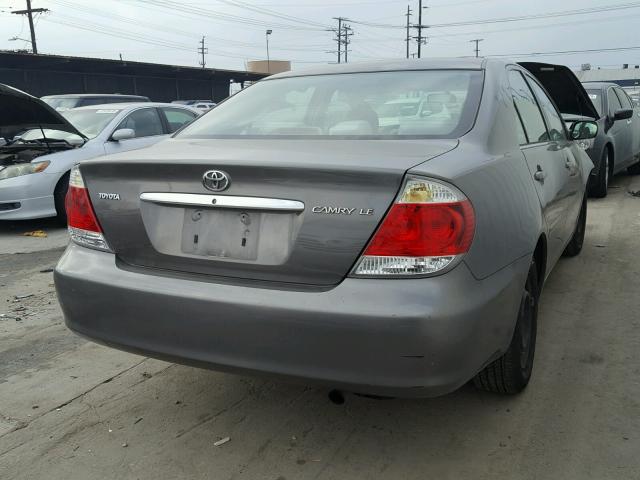 4T1BE32K65U511329 - 2005 TOYOTA CAMRY LE SILVER photo 4