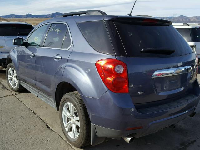 2GNFLNE37D6273068 - 2013 CHEVROLET EQUINOX LT BLUE photo 3