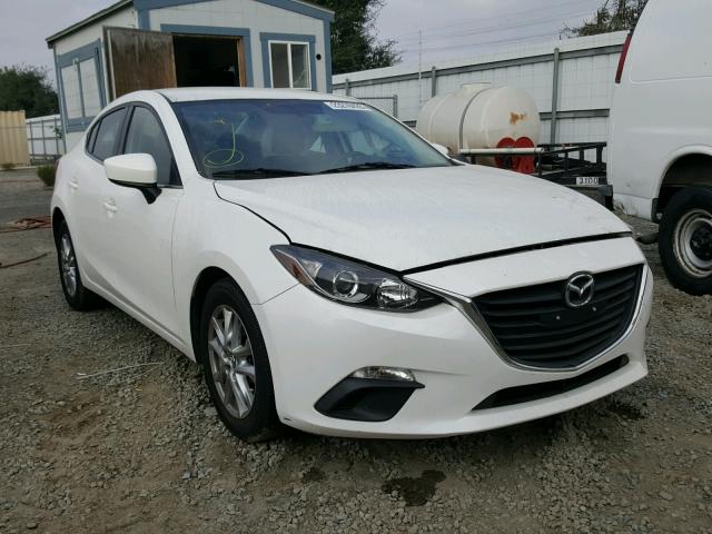 JM1BM1V76E1115535 - 2014 MAZDA 3 TOURING WHITE photo 1