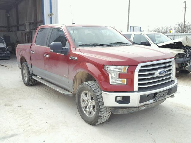 1FTEW1EG5GKE12722 - 2016 FORD F150 SUPER RED photo 1