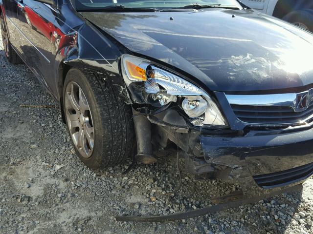 1G8ZV57758F211058 - 2008 SATURN AURA XR BLACK photo 9