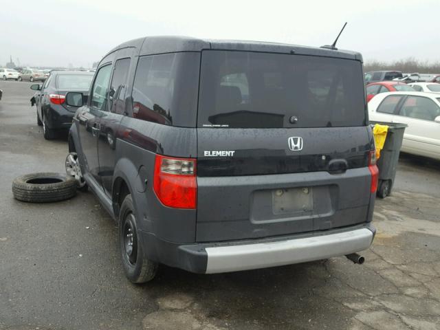 5J6YH28685L002014 - 2005 HONDA ELEMENT EX BLACK photo 3