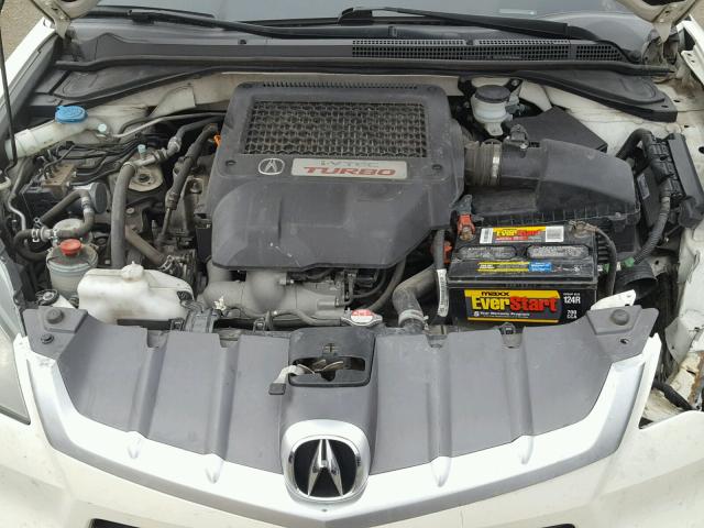 5J8TB18228A012810 - 2008 ACURA RDX WHITE photo 7