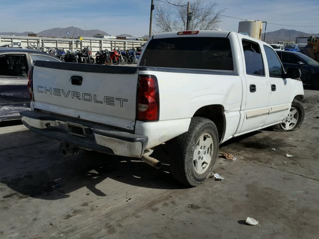 2GCEC13T151105960 - 2005 CHEVROLET SILVERADO WHITE photo 4