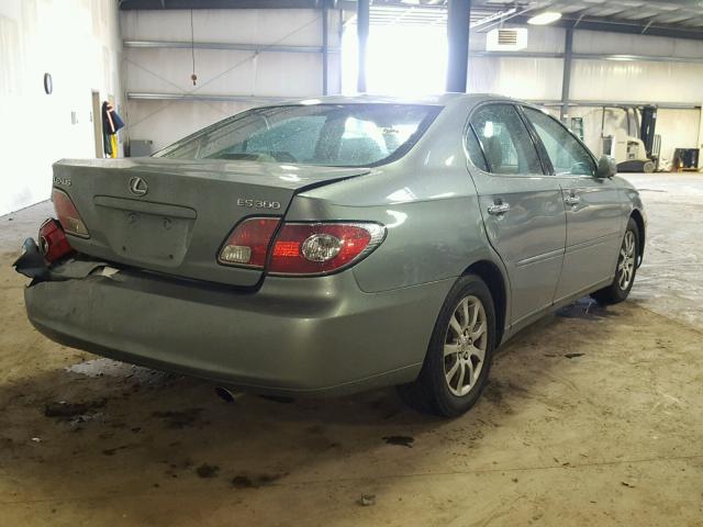 JTHBF30G830109430 - 2003 LEXUS ES 300 GRAY photo 4