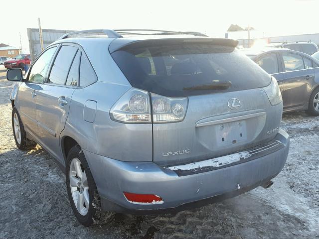 JTJGA31U140022395 - 2004 LEXUS RX 330 BLUE photo 3