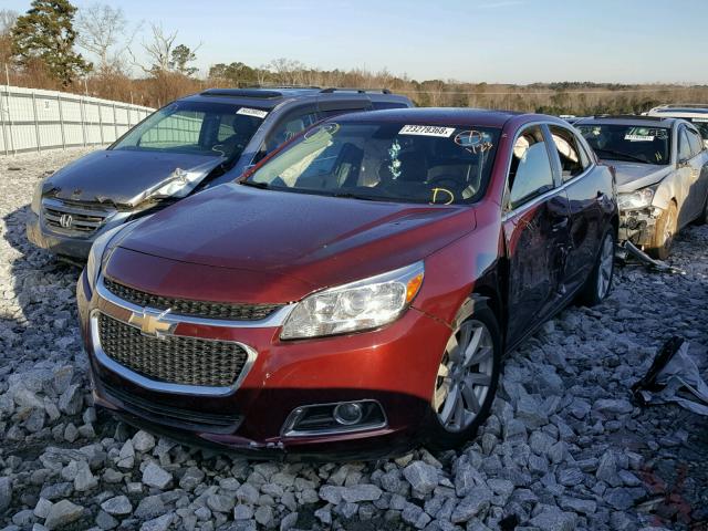 1G11F5SL2FF175324 - 2015 CHEVROLET MALIBU LTZ მუქწითელი ფოტო 2