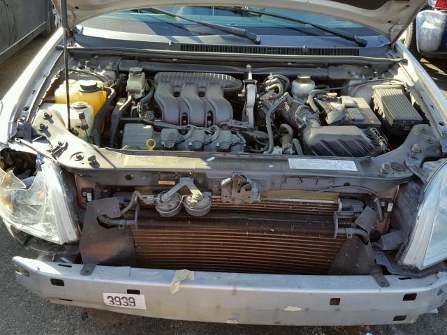 1MEHM43175G621221 - 2005 MERCURY MONTEGO PR SILVER photo 7