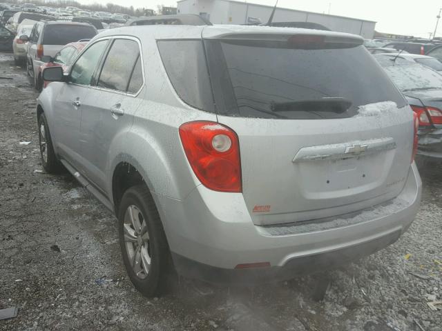 2CNALPEW4A6216116 - 2010 CHEVROLET EQUINOX LT SILVER photo 3