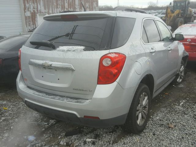 2CNALPEW4A6216116 - 2010 CHEVROLET EQUINOX LT SILVER photo 4