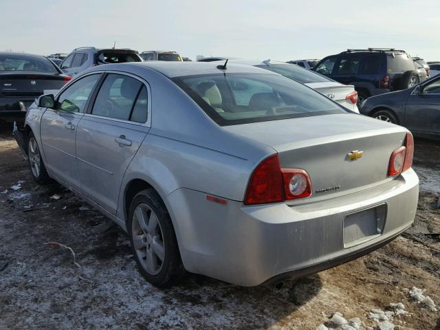 1G1ZD5EB2AF313352 - 2010 CHEVROLET MALIBU 2LT SILVER photo 3