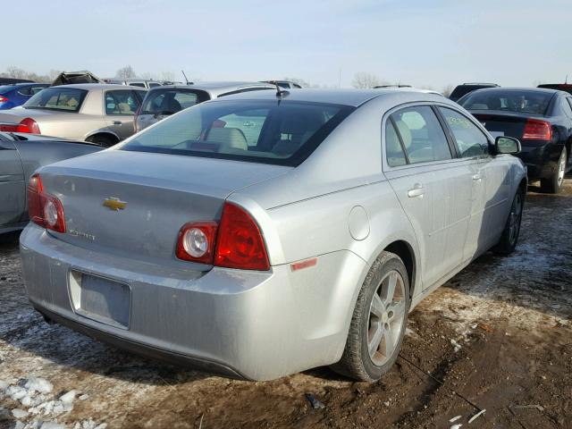 1G1ZD5EB2AF313352 - 2010 CHEVROLET MALIBU 2LT SILVER photo 4