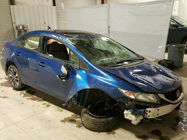 2HGFB2F80FH550706 - 2015 HONDA CIVIC EX Mavi foto 9