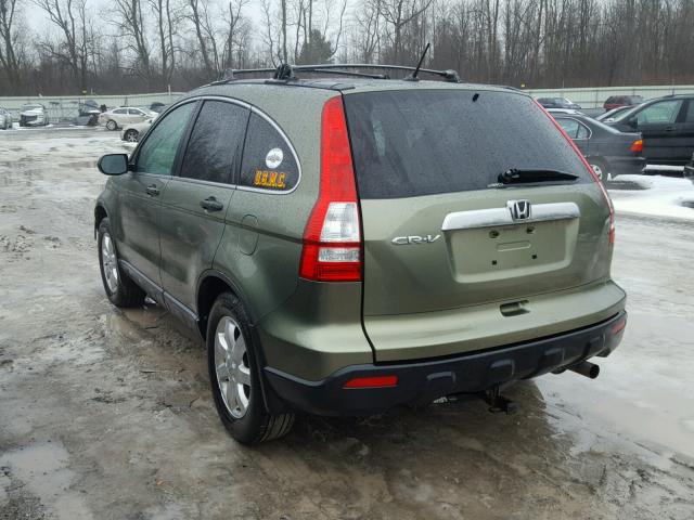 JHLRE48517C053026 - 2007 HONDA CR-V EX GREEN photo 3