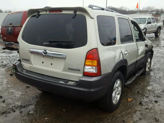 4F2YZ94154KM31783 - 2004 MAZDA TRIBUTE LX TAN photo 4