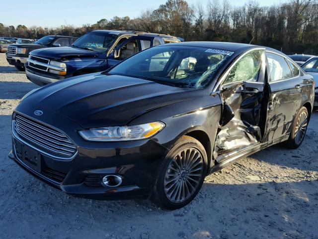 3FA6P0K97GR400137 - 2016 FORD FUSION TIT BLACK photo 2