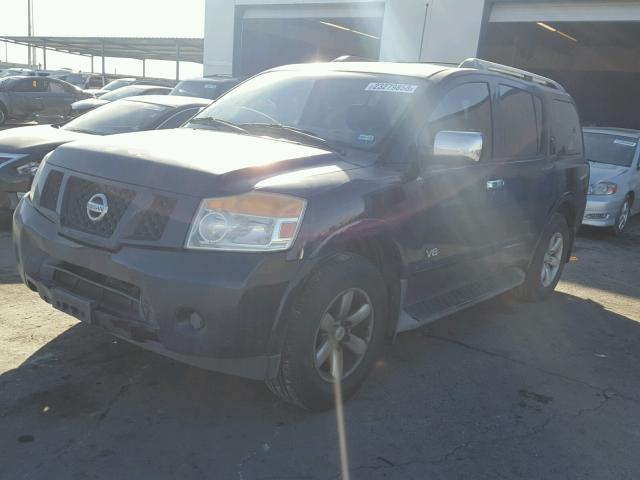 5N1BA08D18N614773 - 2008 NISSAN ARMADA SE BLUE photo 2