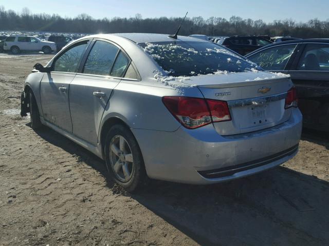 1G1PF5S91B7247634 - 2011 CHEVROLET CRUZE LT SILVER photo 3