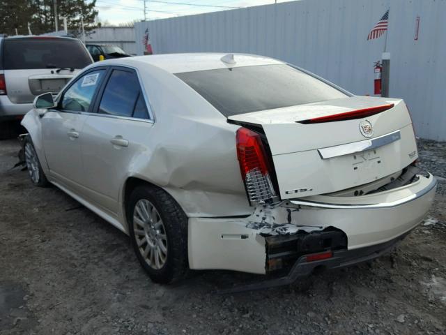 1G6DC5EYXB0153740 - 2011 CADILLAC CTS WHITE photo 3