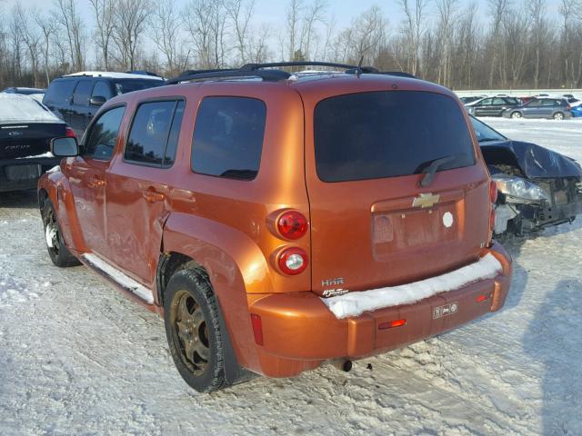 3GNCA23D68S673245 - 2008 CHEVROLET HHR LT ORANGE photo 3