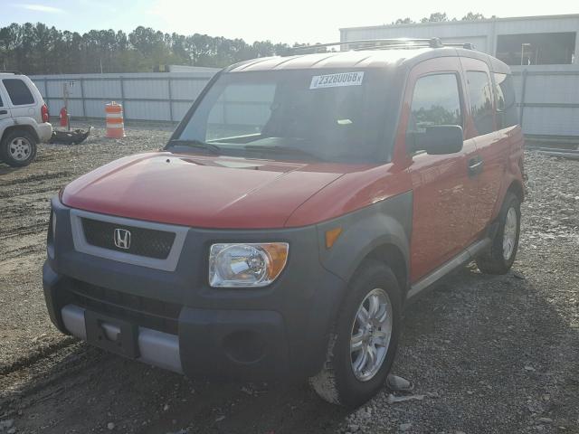 5J6YH18626L006183 - 2006 HONDA ELEMENT EX RED photo 2