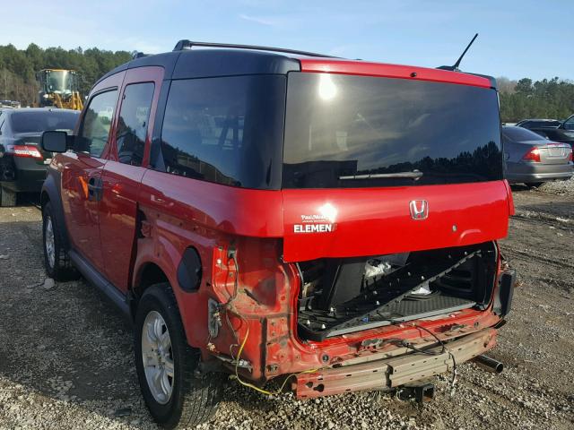 5J6YH18626L006183 - 2006 HONDA ELEMENT EX RED photo 3