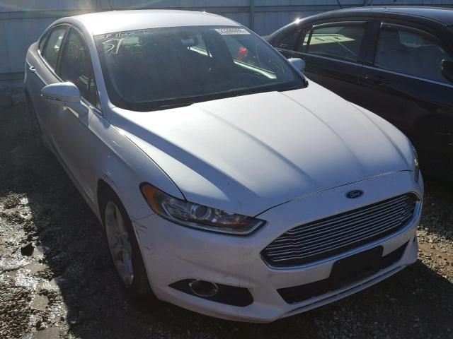 3FA6P0H77ER364159 - 2014 FORD FUSION SE WHITE photo 1