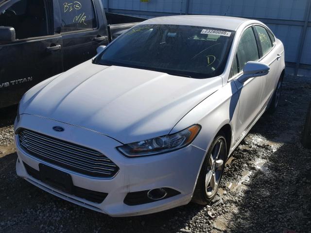 3FA6P0H77ER364159 - 2014 FORD FUSION SE WHITE photo 2