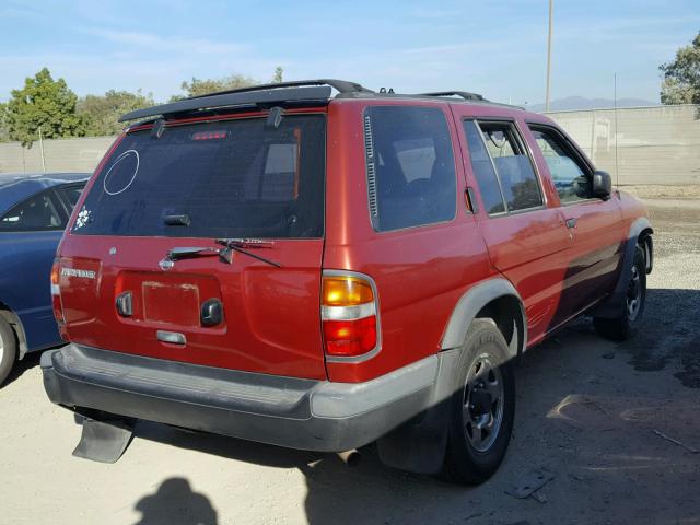 JN8AR05S9VW183167 - 1997 NISSAN PATHFINDER RED photo 4