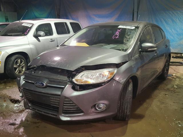 1FADP3K24DL242586 - 2013 FORD FOCUS SE GRAY photo 2