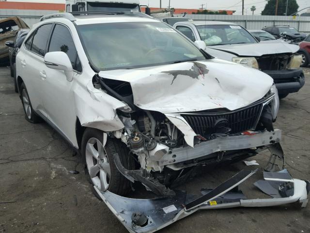 2T2ZK1BA0AC020183 - 2010 LEXUS RX 350 WHITE photo 1