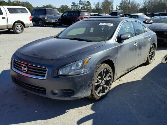 1N4AA5APXCC863617 - 2012 NISSAN MAXIMA S GRAY photo 2