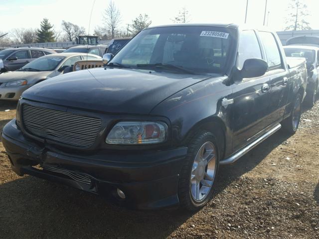 1FTRW07L41KA07223 - 2001 FORD F150 SUPER BLACK photo 2