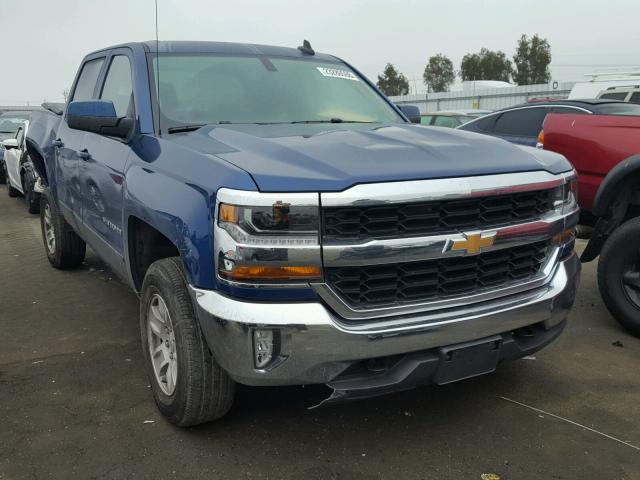 3GCUKREC2HG194797 - 2017 CHEVROLET SILVERADO BLUE photo 1