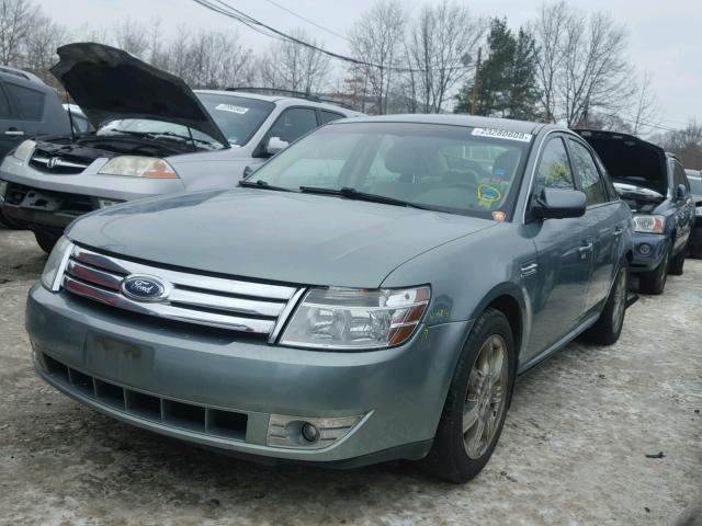 1FAHP24WX8G110636 - 2008 FORD TAURUS SEL TURQUOISE photo 2