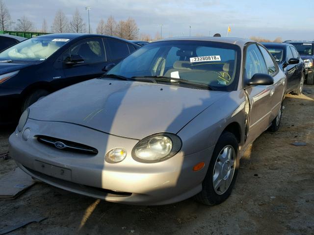 1FAFP52UXXA299154 - 1999 FORD TAURUS LX TAN photo 2