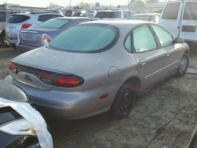 1FAFP52UXXA299154 - 1999 FORD TAURUS LX TAN photo 4