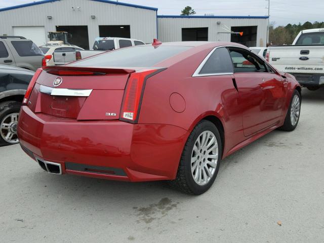 1G6DK1E35C0142775 - 2012 CADILLAC CTS PERFOR RED photo 4