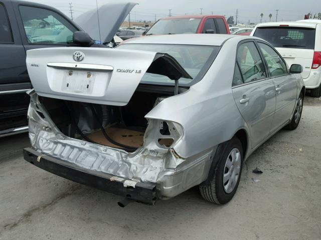 4T1BE32KX5U601583 - 2005 TOYOTA CAMRY LE SILVER photo 4