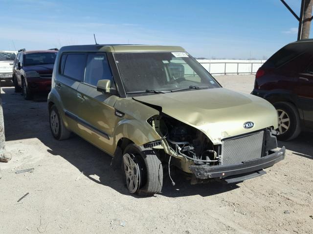 KNDJT2A52D7621755 - 2013 KIA SOUL GREEN photo 1