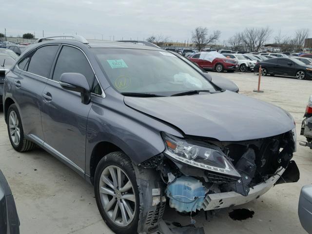 2T2ZK1BA0DC116402 - 2013 LEXUS RX 350 CHARCOAL photo 1