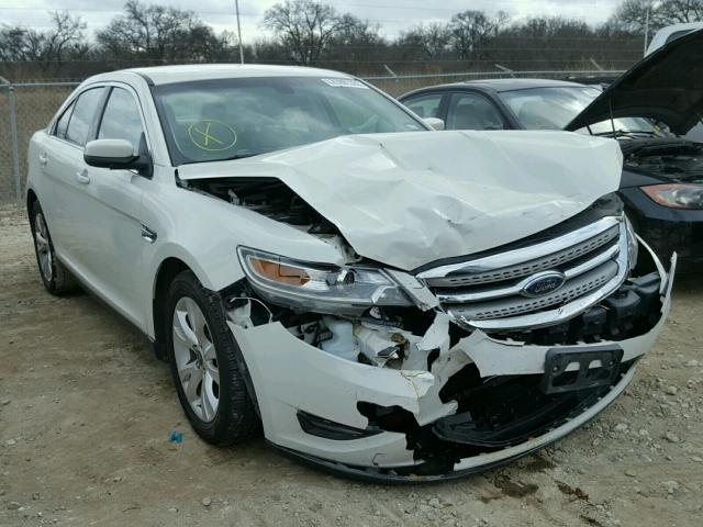 1FAHP2EW9AG145222 - 2010 FORD TAURUS SEL WHITE photo 1