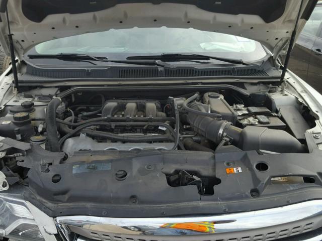 1FAHP2EW9AG145222 - 2010 FORD TAURUS SEL WHITE photo 7