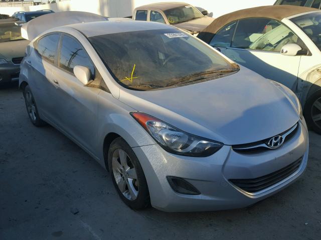 5NPDH4AE4DH299402 - 2013 HYUNDAI ELANTRA GL SILVER photo 1