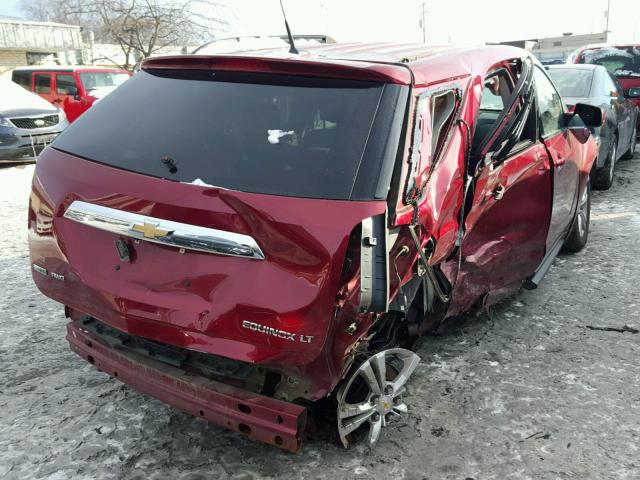 2GNFLEEK6C6207682 - 2012 CHEVROLET EQUINOX LT RED photo 4