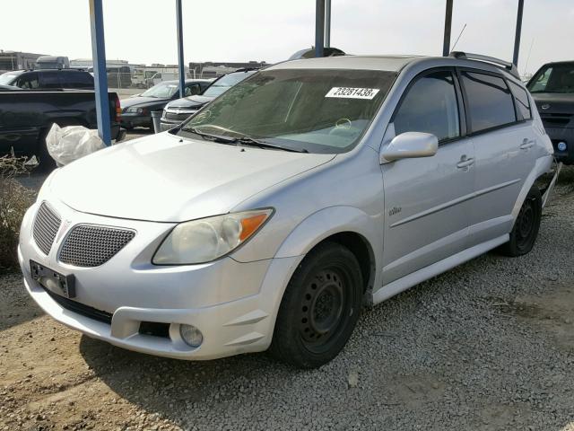 5Y2SL65857Z421672 - 2007 PONTIAC VIBE SILVER photo 2