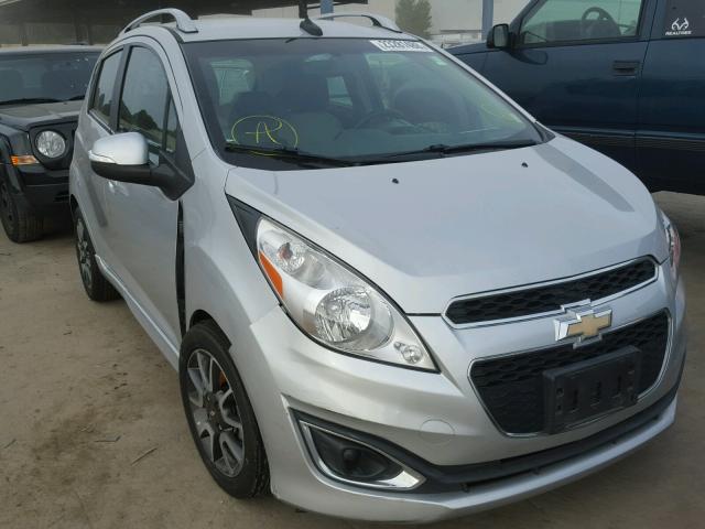 KL8CF6S93EC421283 - 2014 CHEVROLET SPARK 2LT SILVER photo 1